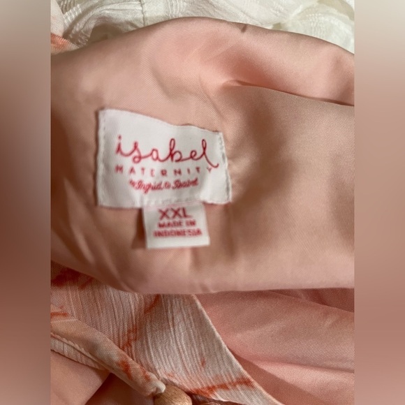 Isabel maternity dress size XXL peach sleeveless - Picture 5 of 6